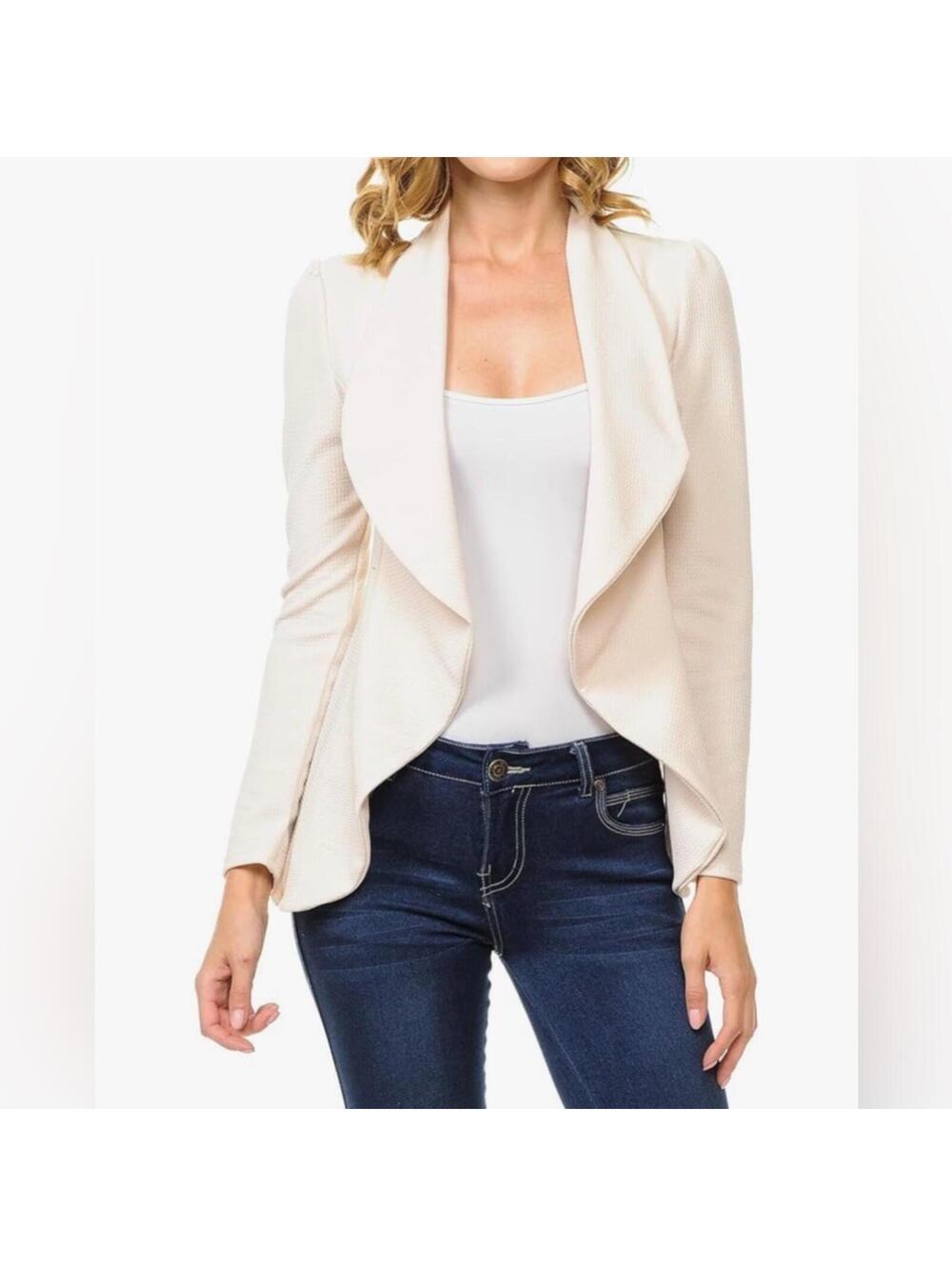 Elegant Cream Women's Jacket